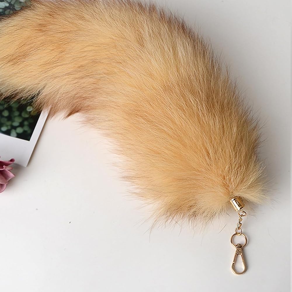 Portachiavi A Forma Di Coda Di Animale In Peluche LIANXUE - Lungo 40 Cm, Regalo Carino Per Donne E Ragazze