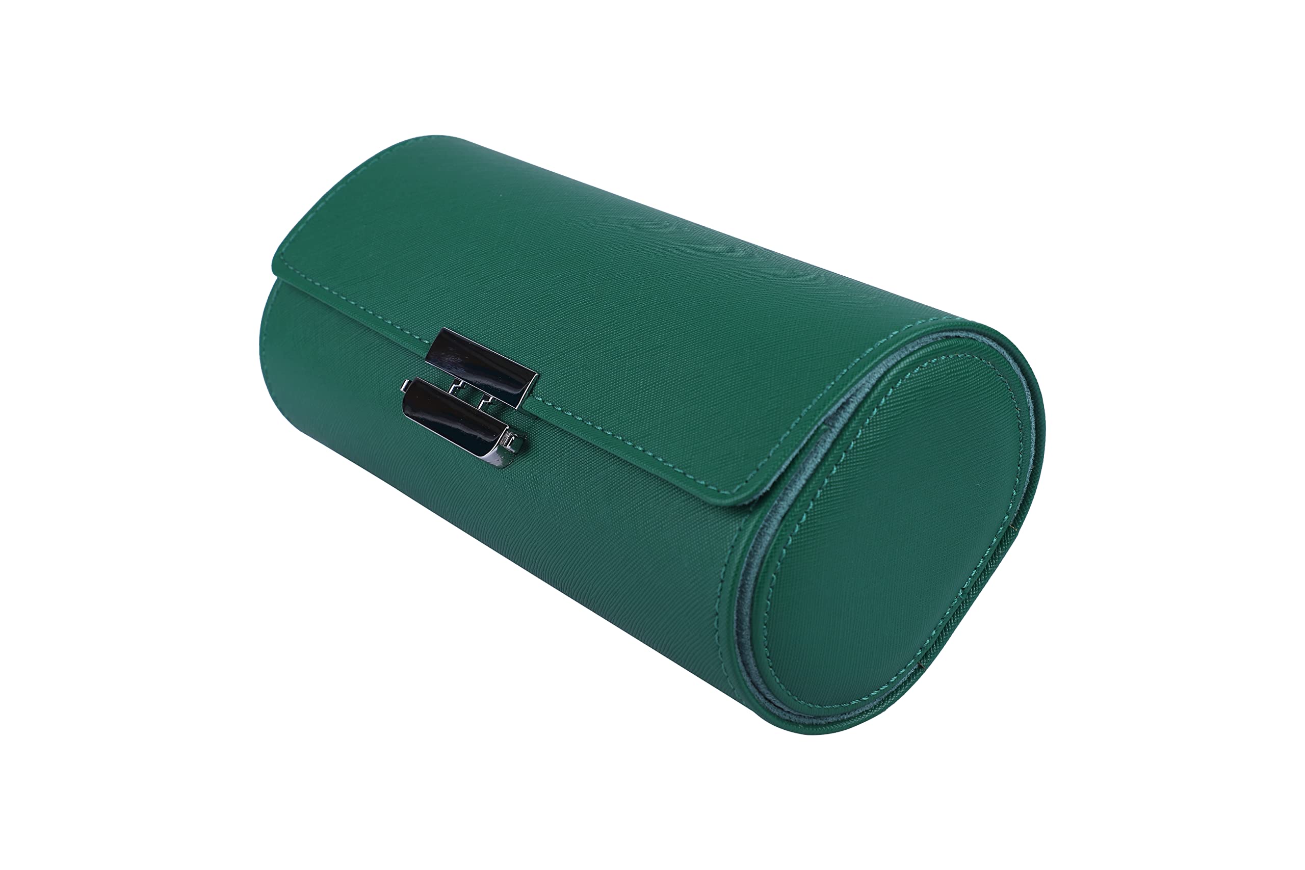 Genuine Leather Watch Box OrganizerGreen Colour for Men and Women- 3 Watch Storage with Adjustable & Removable Pillows (B0BNLJPVYR) Amazon Price History, Amazon Price Tracker
