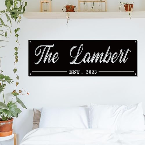 Miniatura 8 de Letrero de metal personalizado, Placa de nombre, Señal de apellido, Placa establecida, Letreros de metal personalizados, Letrero de metal