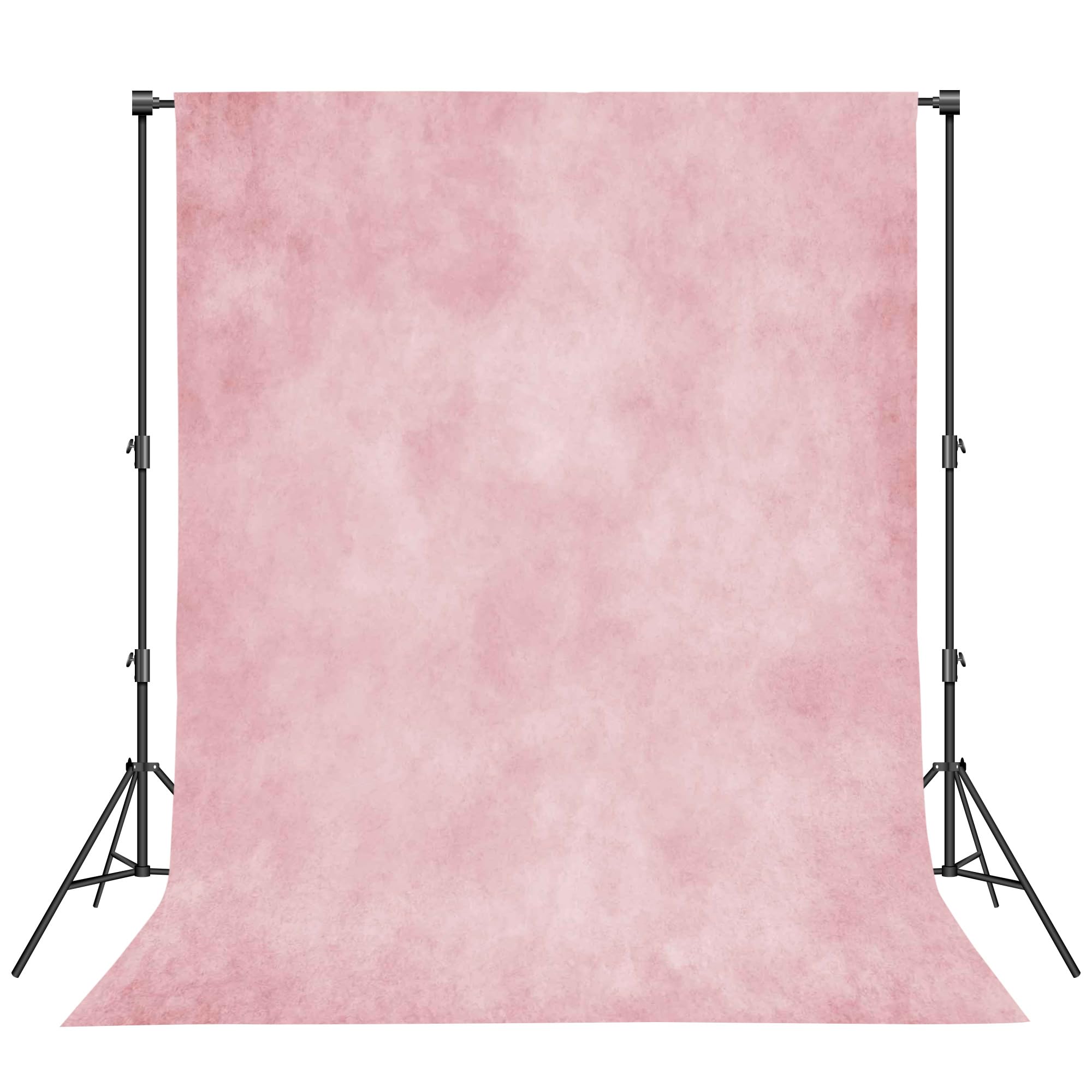 Abstract Pink 8x10ft Professional Photography Backdrop for Adult Portrait Photo Props Booth Background Photoshoot Studio with Thick Ployester Fabric Roller Pocket on Top