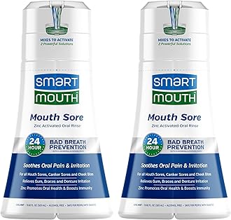 Mouth Sore Zinc Activated Oral Rinse 10.82oz, 2 Pack