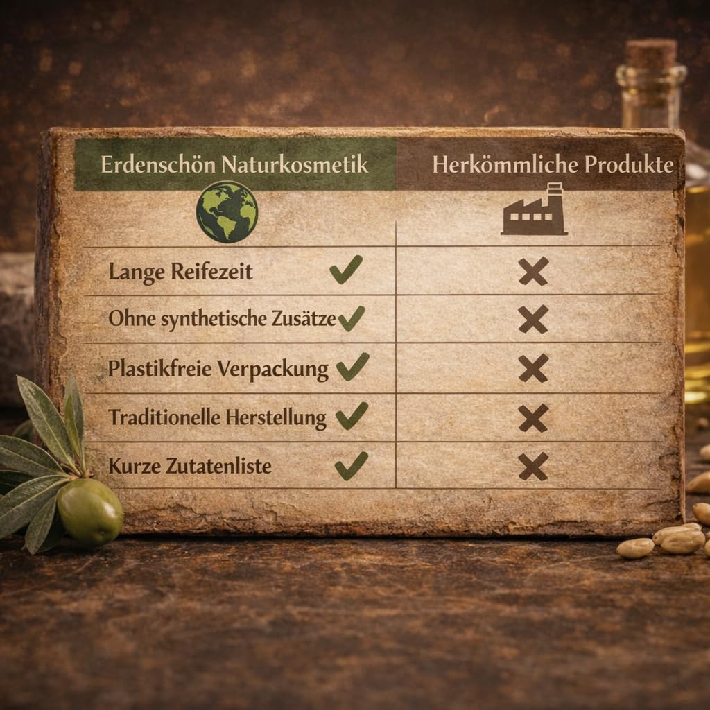 5x Aleppo Seife 60%-40% - mit Olivenöl 60% & Lorbeeröl 40% - Naturseife – Haarseife, Gesichtsseife & Körperseife – Vegan, Palmölfrei, Ohne Künstlichen Duftstoffe – Traditionelle Seife für Haut & Haare