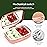 Dynippy Pill Case Pill Box with Mirror Retro Pocket 2 Compartment Medicine Case Vitamin Pill Organizer for Pocket Purse and Travel (Rose Gold-Moon Flower)
