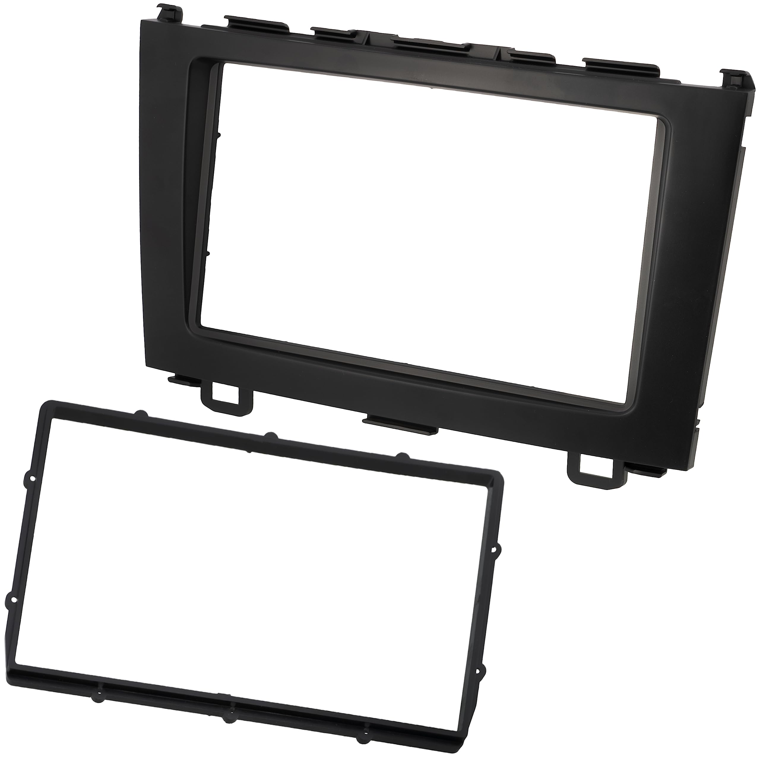 AERZETIX - C42708 - Mascherina telaio adattatore 2 DIN per autoradio - in plastica - compatibile con Honda CR-V 2007-2011