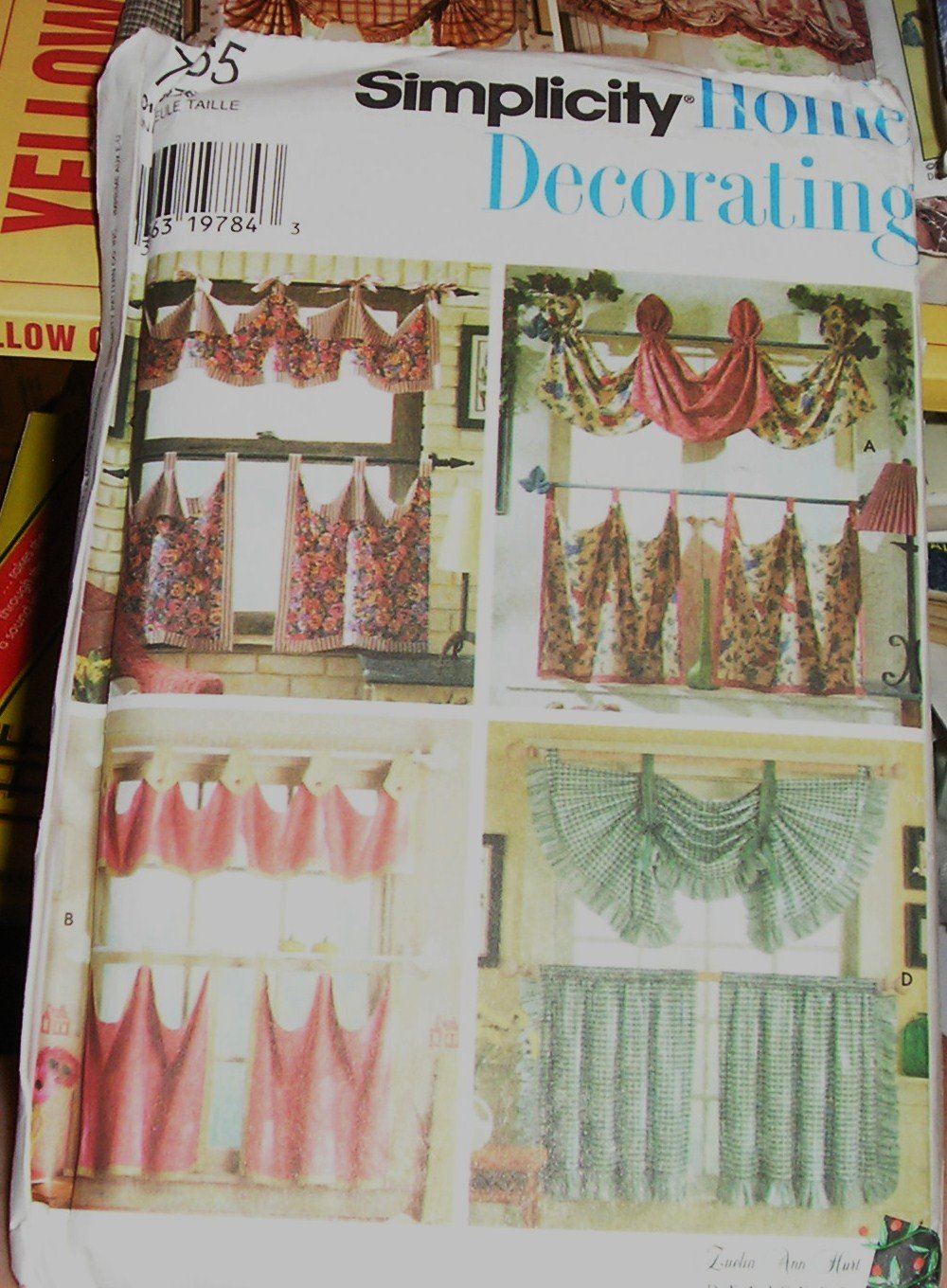 Simplicity 7465 décoration de la maison pour transformer votre salon avec des textiles faits main