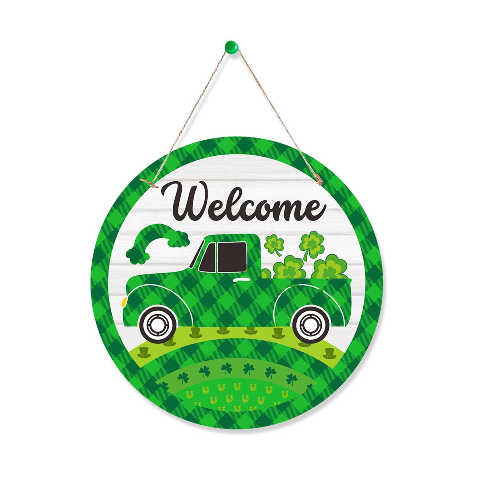 NEWFT Holiday Porch Sign Welcome Door Sign Unique Designs for Family Gatherings Parties Party