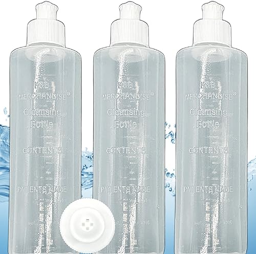 K&B - Botellas de riego perineal Lavette para el cuidado posparto, paquete de 3 (8 onzas) para calmar y limpiar el área perineal, esenciales para