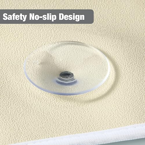 Miniatura 6 de PandaEar Almohadilla para rodillas y codos de baño para bebé, cómoda alfombrilla antideslizante con bolsillos de almacenamiento para organizador de