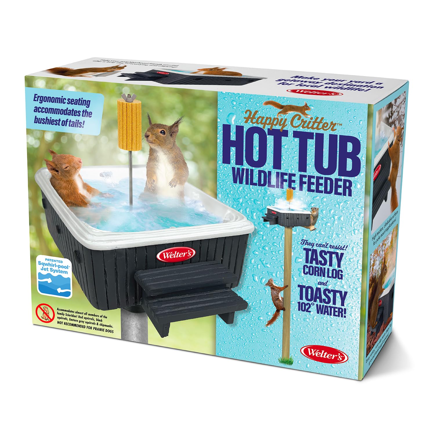 Prank-O Squirrel Hot Tub – Funniest Prank Gift Box | Hilarious Empty Gag Gift for White Elephant & Christmas 2025 | Funny Gift Box for Coworkers, Friends & Men Who Have Everything, As Seen on Shark Tank