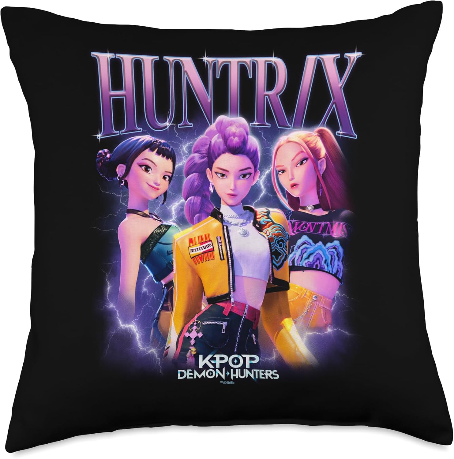 Kpop Demon Hunters HUNTR/X Heartthrob Officially Licensed Throw Pillow