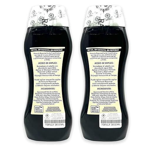 Miniatura 2 de New Curves Kit - Paquete de 2 piezas Fórmula Rapunzel 2 Sahmpoo de hierbas (16.9 onzas) |100% totalmente natural original