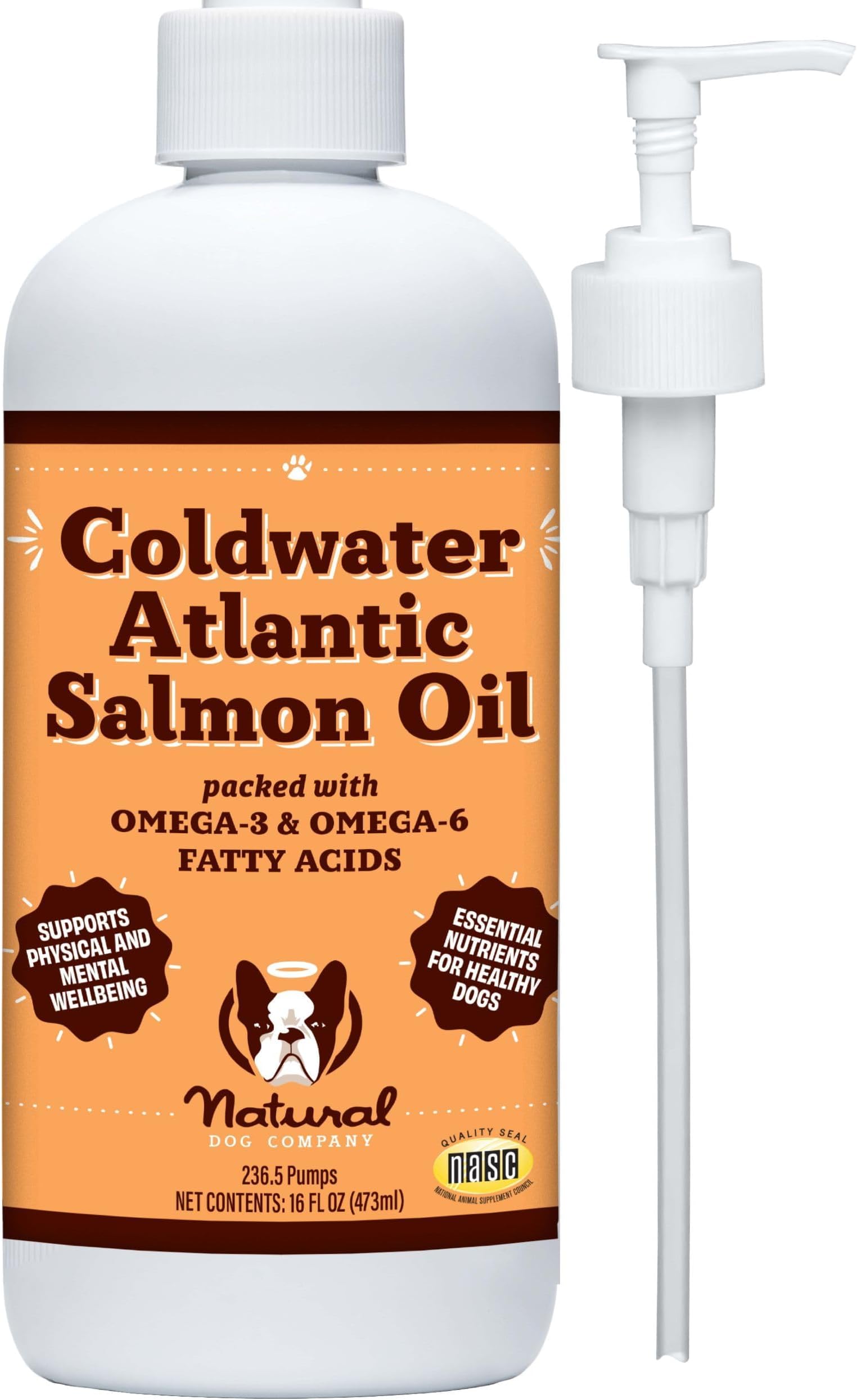 Grizzly Wild Alaskan Salmon Oil Dog Food Supplement Omega