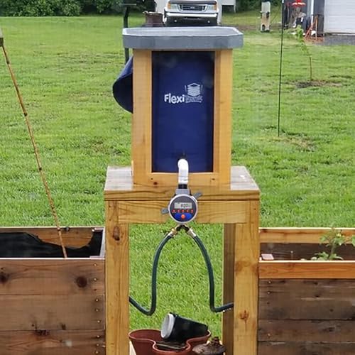 Miniatura 6 de Manguera Agua Grifo Temporizador Jardín Sistema de Riego Controlador de Riego Ordenador Impermeable Rojo