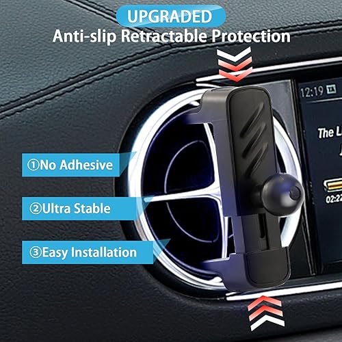 Miniatura 4 de CARFIB Soporte magnético para teléfono de automóvil para Mercedes Benz, potentes imanes para automóvil, soporte para teléfono Mini Cooper GLA GLB