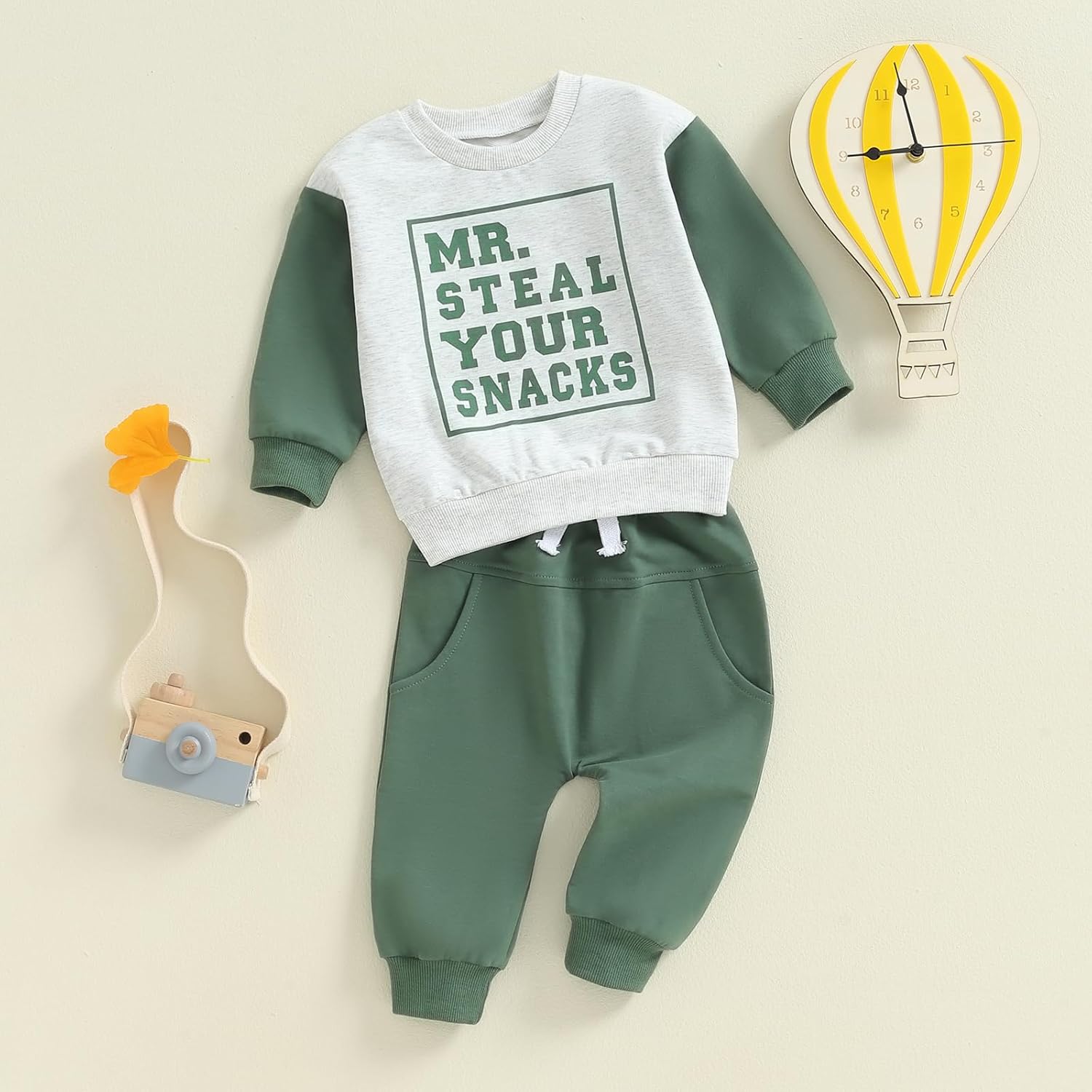 Toddler Baby Boy Summer Clothes Letter Print Short Sleeve Shirt Tops and Shorts Set Summer Outfit 2Pcs - Image 2