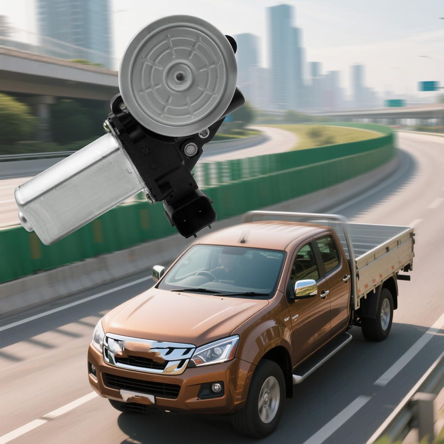 8980584240 Power Window Motor Regulator Right Passenger Side Fits for Isuzu NPR NPR-HD ELF FTR NQR NRR 2007-2025 Replacement for 8980584290A