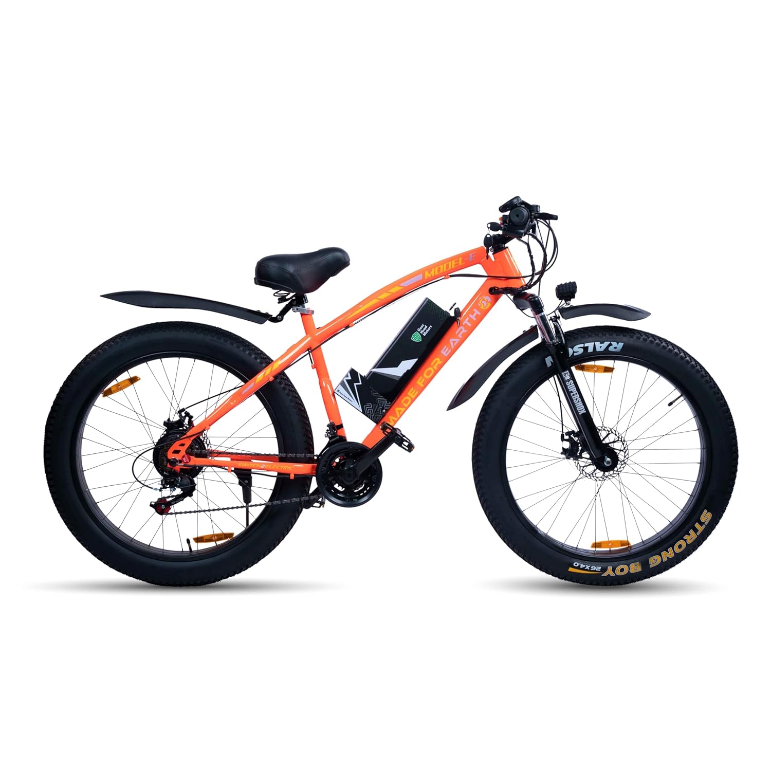 Gear Head Motors Series E Electric Cycle 26" Fat Tyres with Front