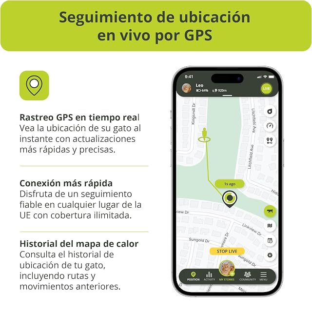 Foto 3 de 8 de Kippy Cat V2 - Collar GPS para Gatos