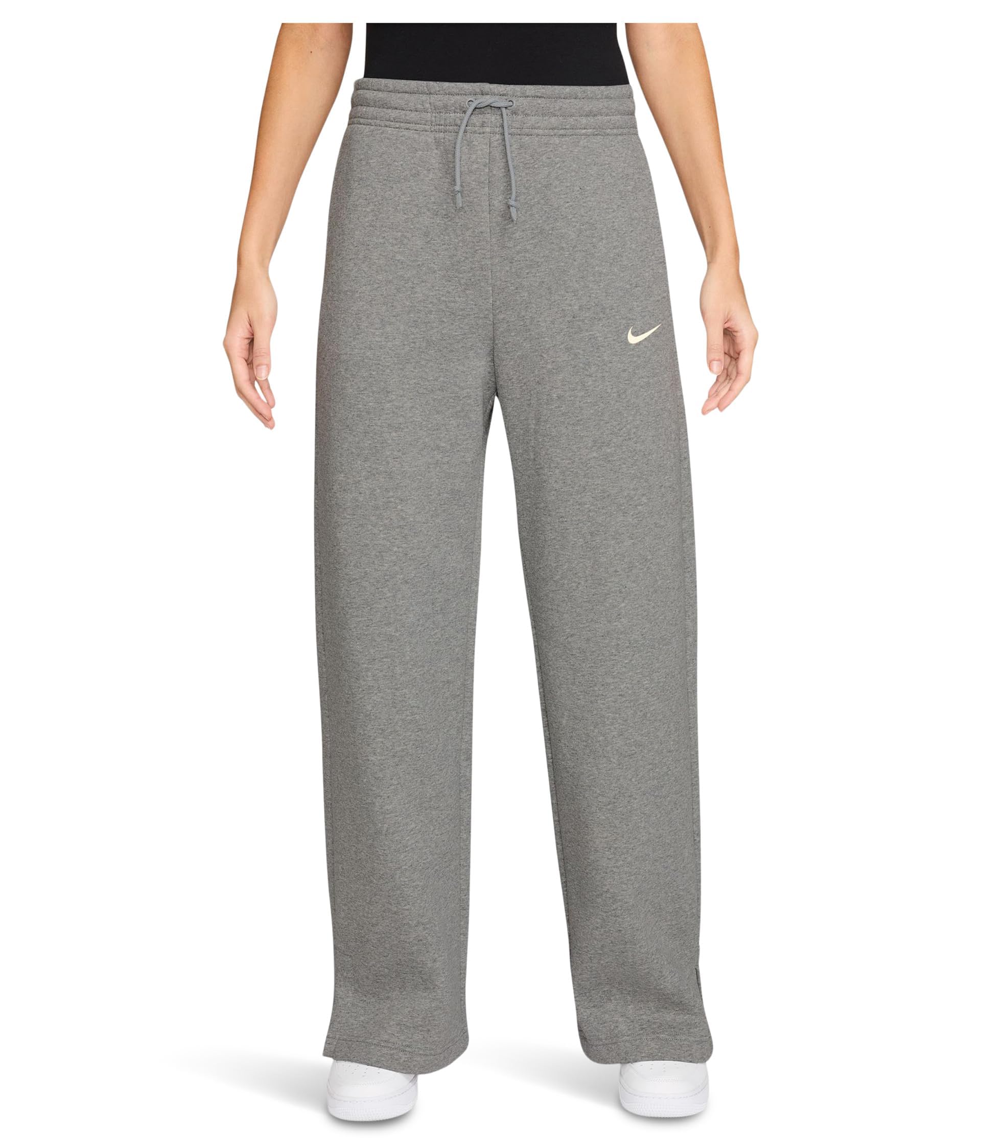 Nike Sportswear Phoenix Fleece Hose mit hohem Bund und weitem Bein für Damen, IH1011