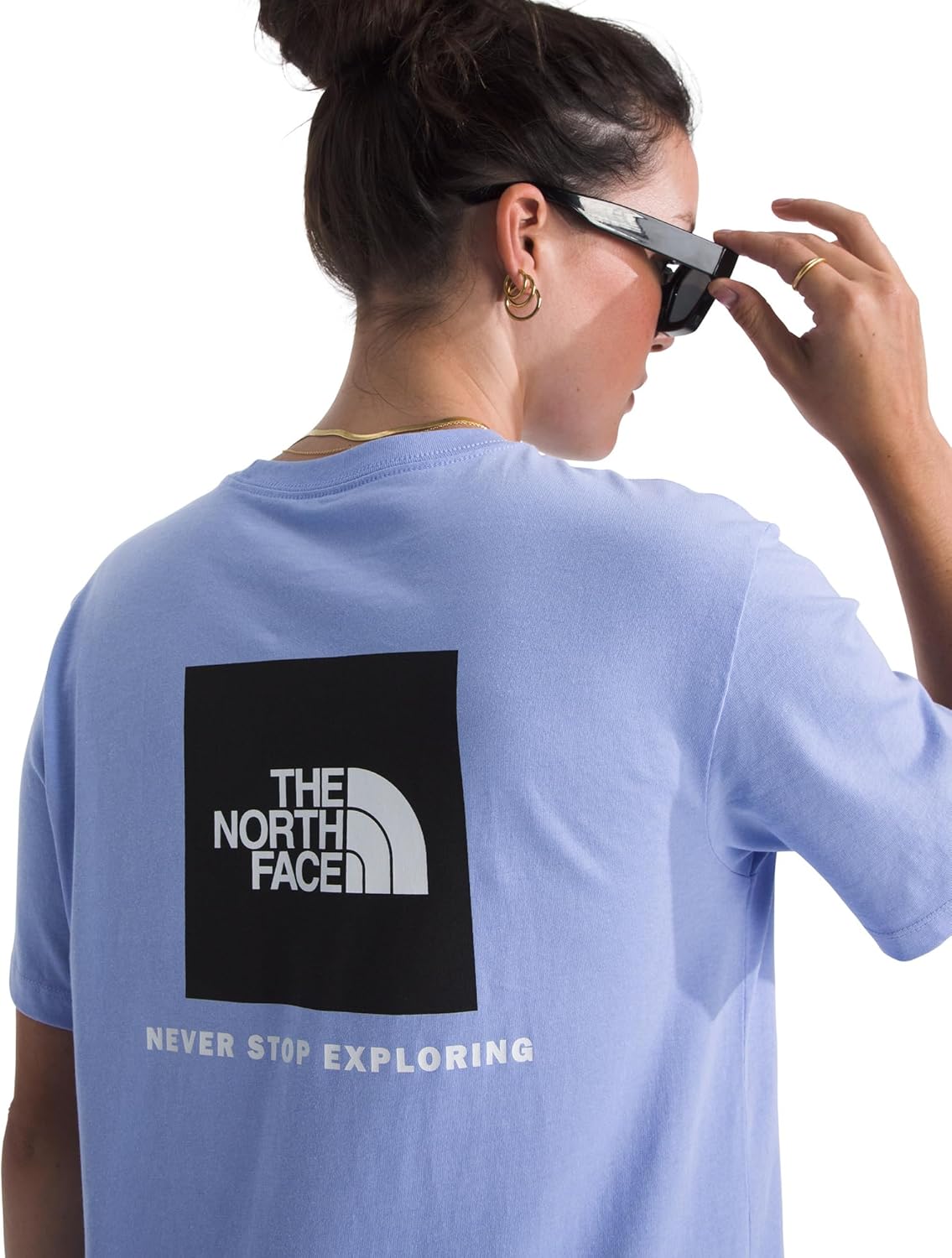 THE NORTH FACE Women's Evolution Box NSE Short-sleeve Tee | Regular Fit Cotton T-shirt With Logo Graphics