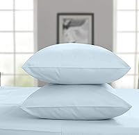 Vista 26 de Threadmill Home Linen Funda de almohada king, 100 % algodón natural de 600 hilos, 2 piezas de tejido de satén, damasco, beige, algodón de fibra