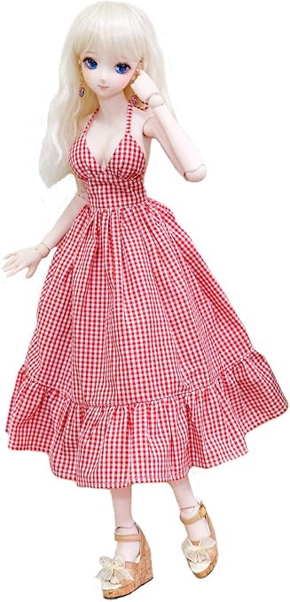 Amazon Yr Earth ドール用 アウトフィット 服 リゾートドレス ワンピース 1 3サイズ Bjd Dd Mdd S247 レッド フィギュア ドール 通販