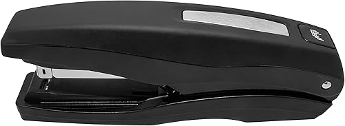 PraxxisPro Basileus - Engrapadora de escritorio resistente, grapas de 2 a 40 hojas, con cierre plano, incluye 1250 grapas, engrapadora sin atascos,