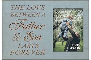 Father's Day Frames from Son - The Love Between a Father and Son Lasts Forever