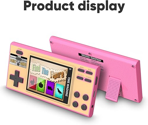 Miniatura 3 de Juego de mano para niños con 200 videojuegos para niños, juegos de 16 bits, juguetes de viaje, juego de bolsillo de pantalla de 3 pulgadas, sistema