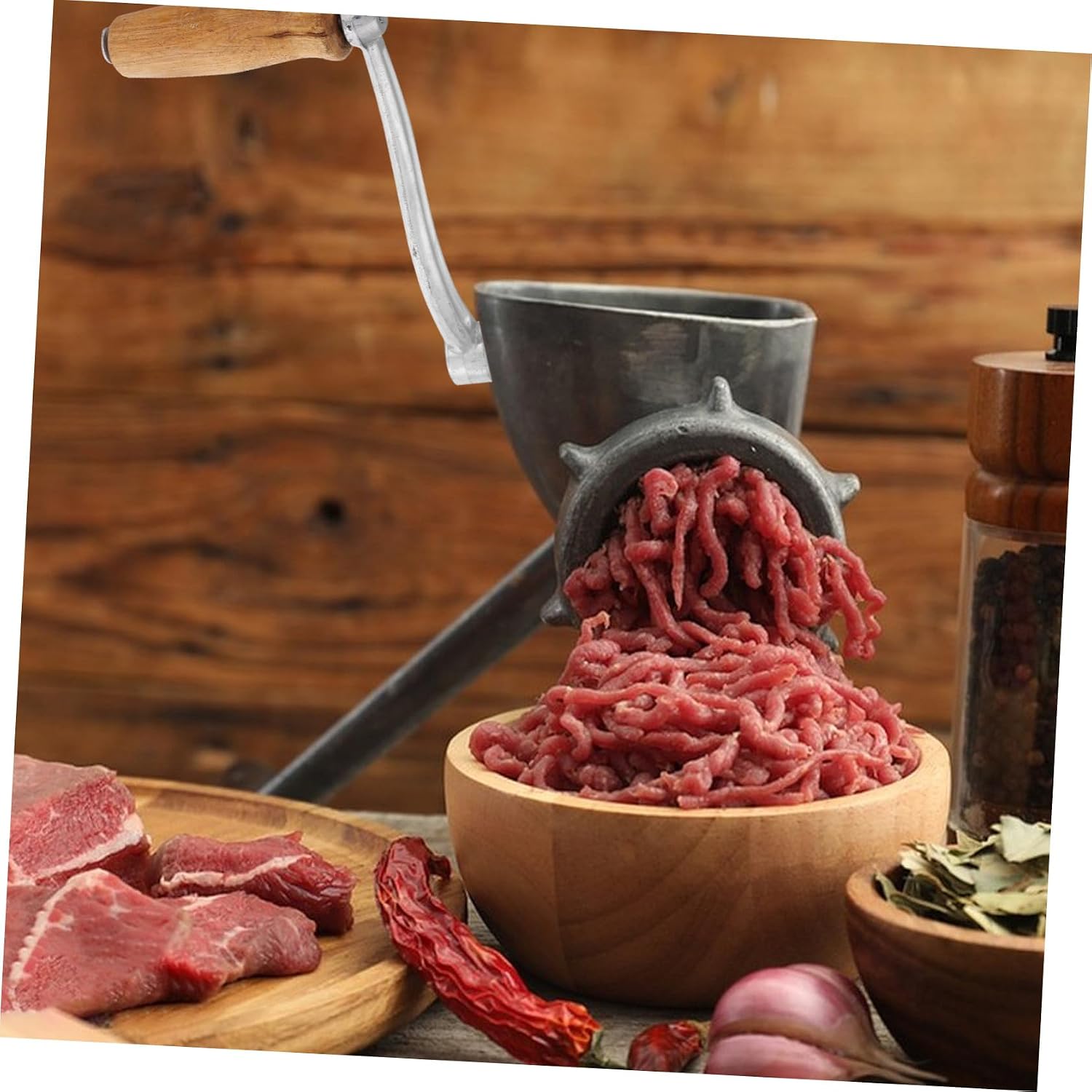 Cabilock Manual Meat Grinder Handle Hand Crank Replacement for Meat Grinder Manual Sausage Stuffer and Food Processing Easy Install Smooth Grip 6.22 X 3.93 X 0.98 in 1 pc