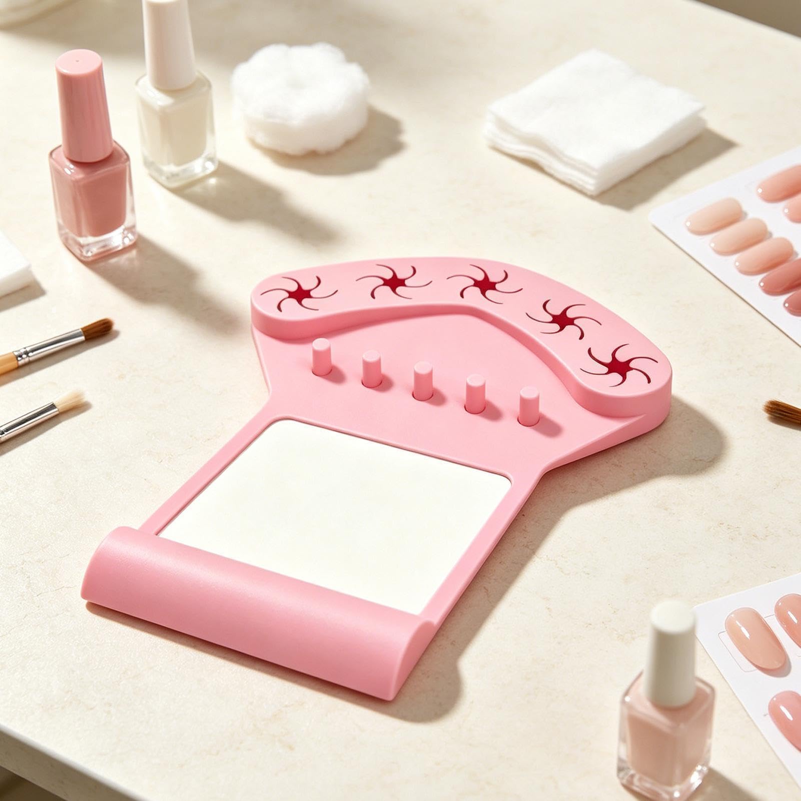 Podpórka pod rękę dla manicure i pedicure Silikonowy rozdzielacz palców i | Podpórka na zdobienie paznokci Do Dekoracji Praktyki Manicure Pedicure Akcesoria Salon Dom Stół Artystyczny