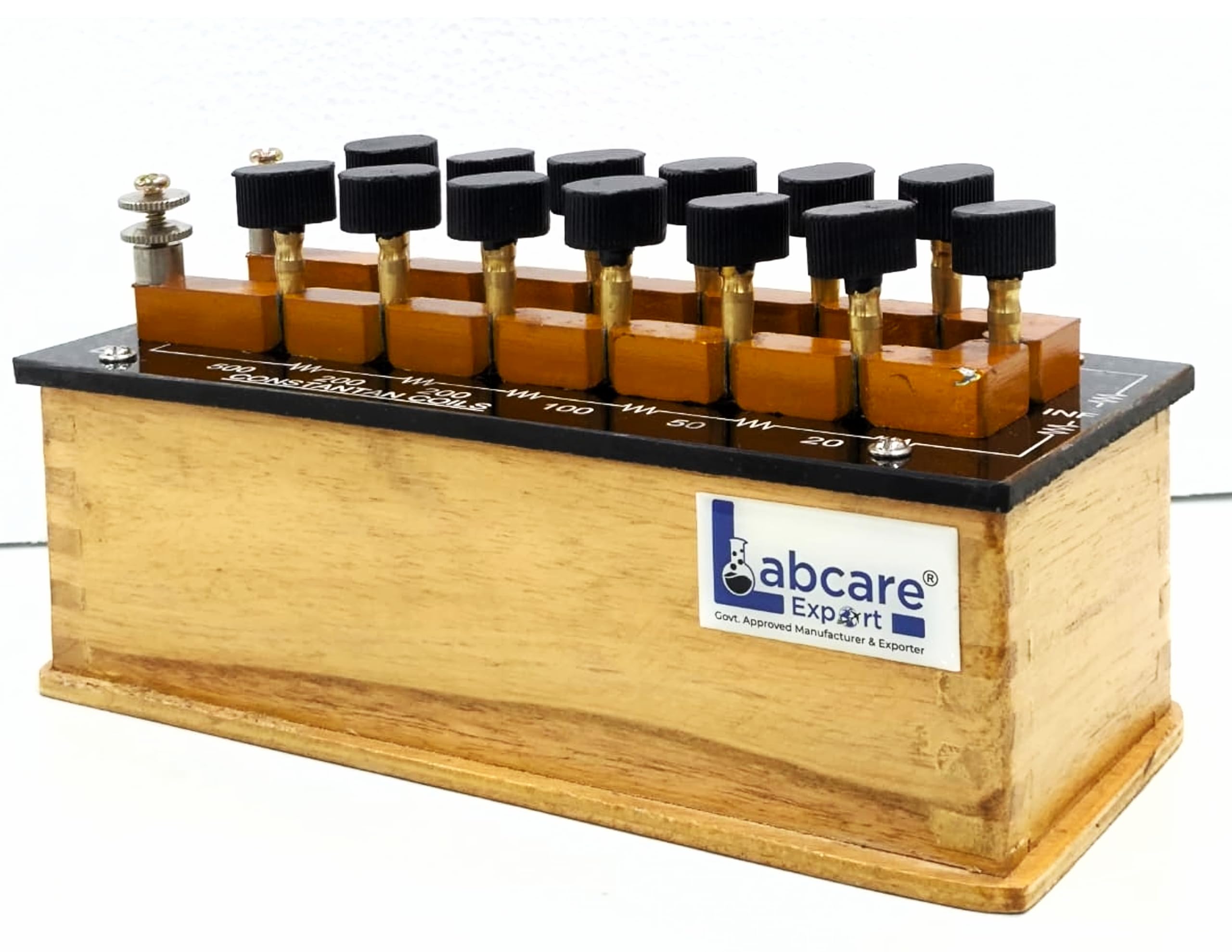 Labcare Resistance Box Plug Type || Range Between 1 to 10 Ohm || Resistance Box for Physics and Electronic Lab || (1 to 1000 Ohm)-image-29