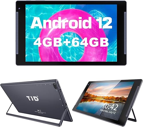 10.1 inch Tablet TJD Android 12 pc, 64GB ROM 512GB Expand Quad Core Processor,HD IPS Screen,8MP Dual Camera,Wi-Fi, G+G, Bluetooth,6000mAh Battery disponible en Yaxa Colombia