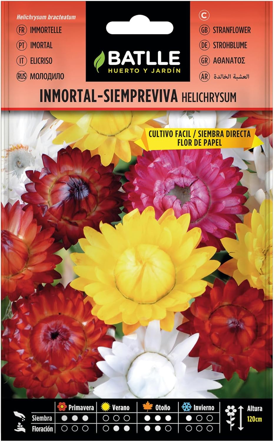 Semillas Batlle – Semillas De Inmortal Siempreviva Flor De Papel
