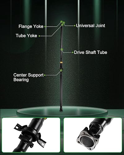 Vista 29 de SCITOO Longitud del eje de hélice del eje de transmisión delantero 36.2 pulgadas compatible con 2001-2004 para Jeep Grand para Cherokee 4.0L