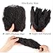 Obeani Afro Kinkys Bulk Human Hair For Braiding 30g/pc Brazilian Remy Human Hair Extensions for Dreadlock Braiding Hair Crohet Hair Loc Repair Braiding Twist 10 10 10 3 bundles/pack