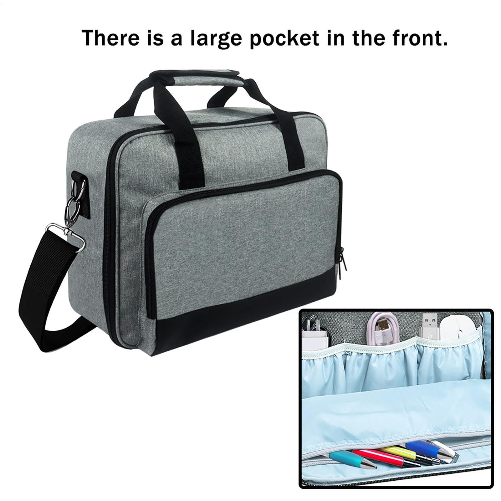 Generisch Borsa per mini proiettore, 30 cm, leggera, organizer da viaggio