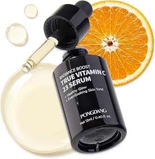 PONGDANG Radiance Boost Pure Vitamin C 23 Serum (0.40fl.oz) | Brightening & Hydrating Care for Dark Spots, Blemishes & Uneven-Looking Skin Tone | Healthy Glow, Low-Irritation, Korean Skin Care