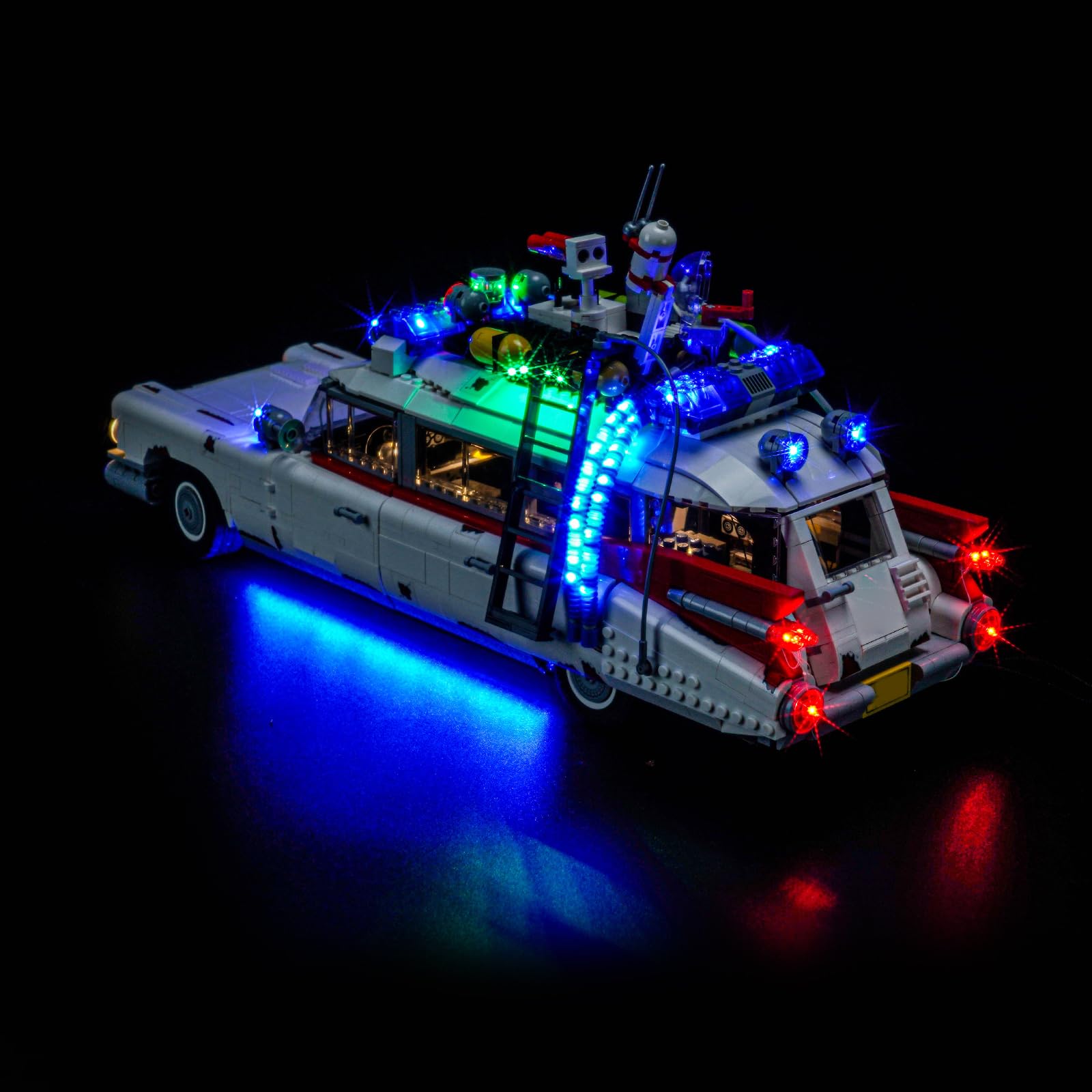 LocoLee Customized Version Led Light Set Compatible with Lego 10274 Ghostbusters ECTO-1 Led Decoration Lighting Kit Compatible with Lego 10274 Building Blocks Model,Only Lights Set,No Model - Image 2