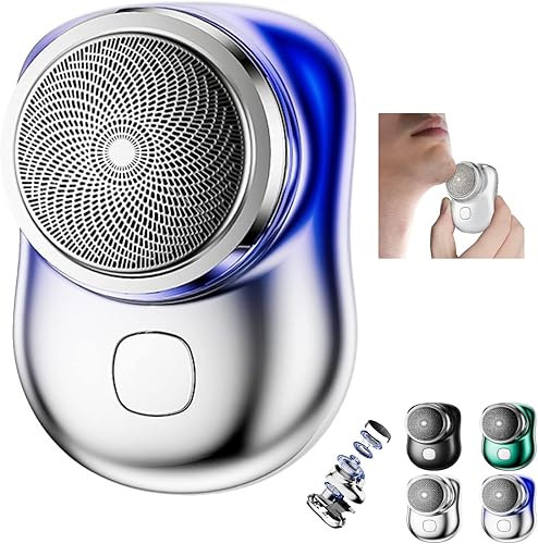 Mini afeitadora eléctrica portátil 2023, maquinilla de afeitar eléctrica de bolsillo portátil para hombres, maquinillas de afeitar recargables por