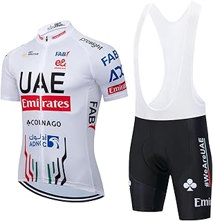 Summer Cycling Jersey & Bib Shorts Set: Anti-UV Team Racing Uniform