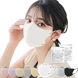 [ＬｉｌｙＮａ] マスク【冬向けノーズカット改良済】 3Dマスク 立体マスク 60枚(20枚入り×3セット) 不織布 血色マスク 不織布マスク カラー 立体 くちばし マスク 使い捨て 小顔 チークマスク 耳が痛くならない カラーマスク ３層フィルター 男女兼用 大人用普通サイズ 紐カラー ホコリ・ウィルスカット 敏感肌・乾燥肌対応 曇りにくい (ホワイト, 3)