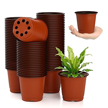 4寸幼苗盆 100个塑料种植盆