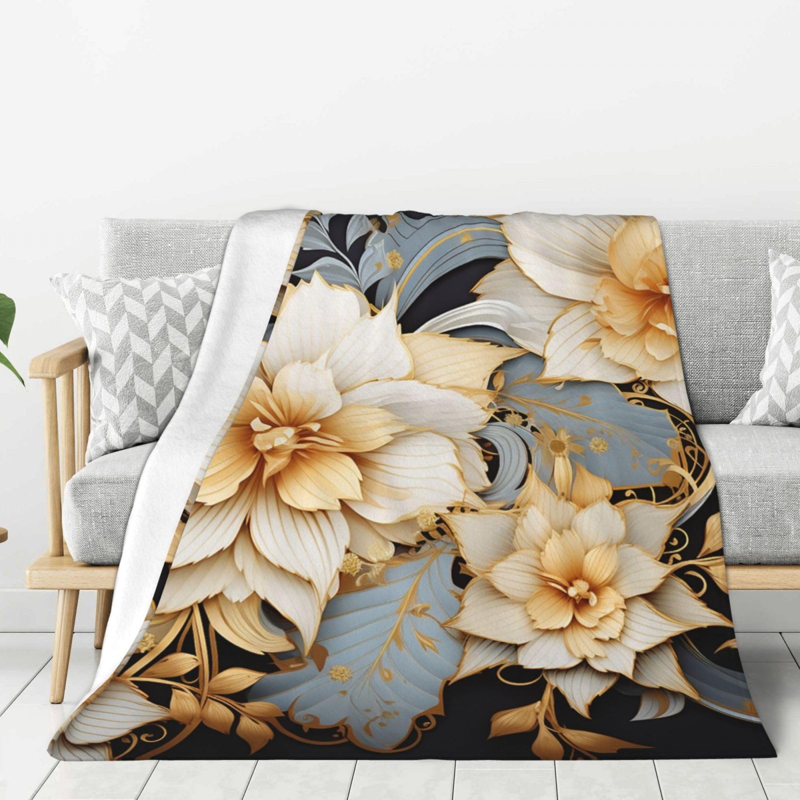 Couverture polaire en flanelle anti-froid légère pour les nuits fraîches