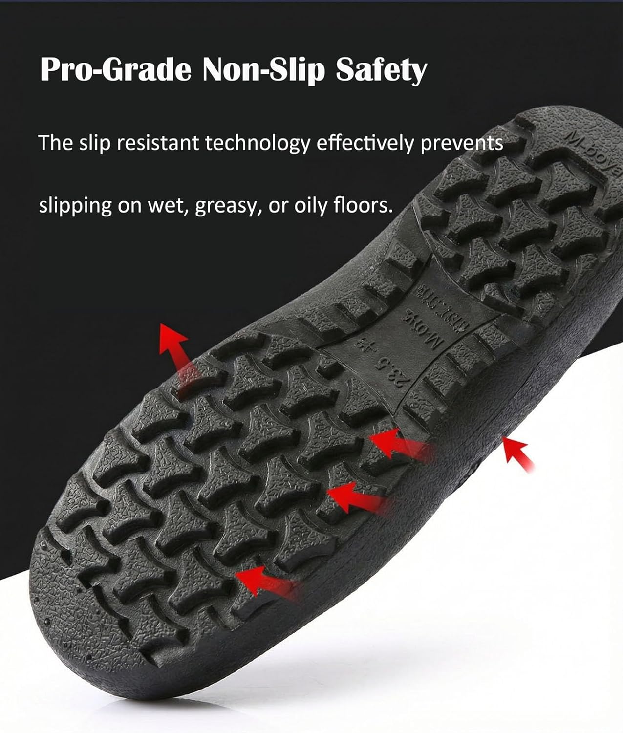 SECHRITE Professional Chef Shoes for Men Women - Non-Slip Arch Support Nurse Garden Work Clogs with Breathable Massage Insole, Waterproof Oil Resistant Kitchen Nursing Food Service Shoes