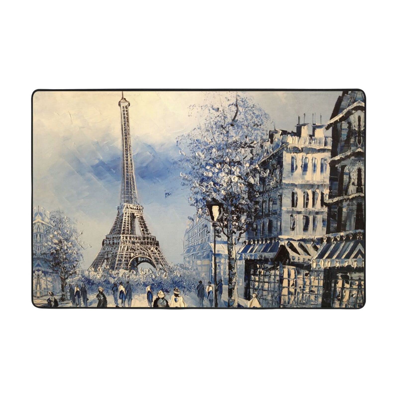 Tapis Tour Eiffel super doux pour créer un salon cocooning chic
