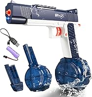 Teengra Electric Water Gun for Adults - Powerful Automatic Squirt Gun, 510cc High Capacity, Rapid Fire, Blue