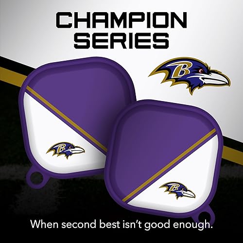 Miniatura 2 de Game Time Baltimore Ravens HDX Champion Series - Funda compatible con Samsung Galaxy Buds Pro