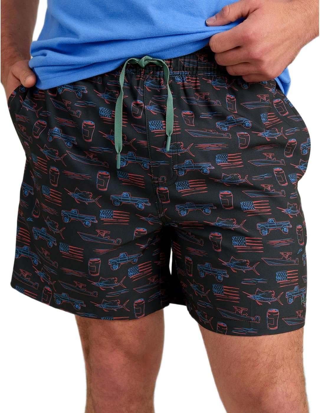 HUK Men's Kc Pursuit Volley Swim Short