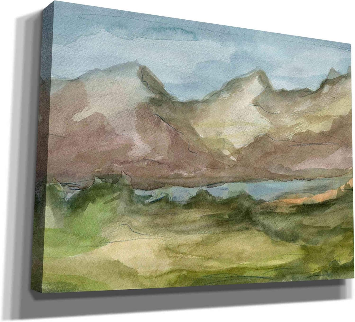 Epic Graffiti 'Plein Air Landscape II' by Ethan Harper Canvas Wall Art, 16"x12"